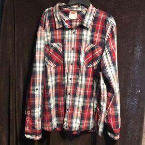 Levi's XXL plaid western shirt used excellent